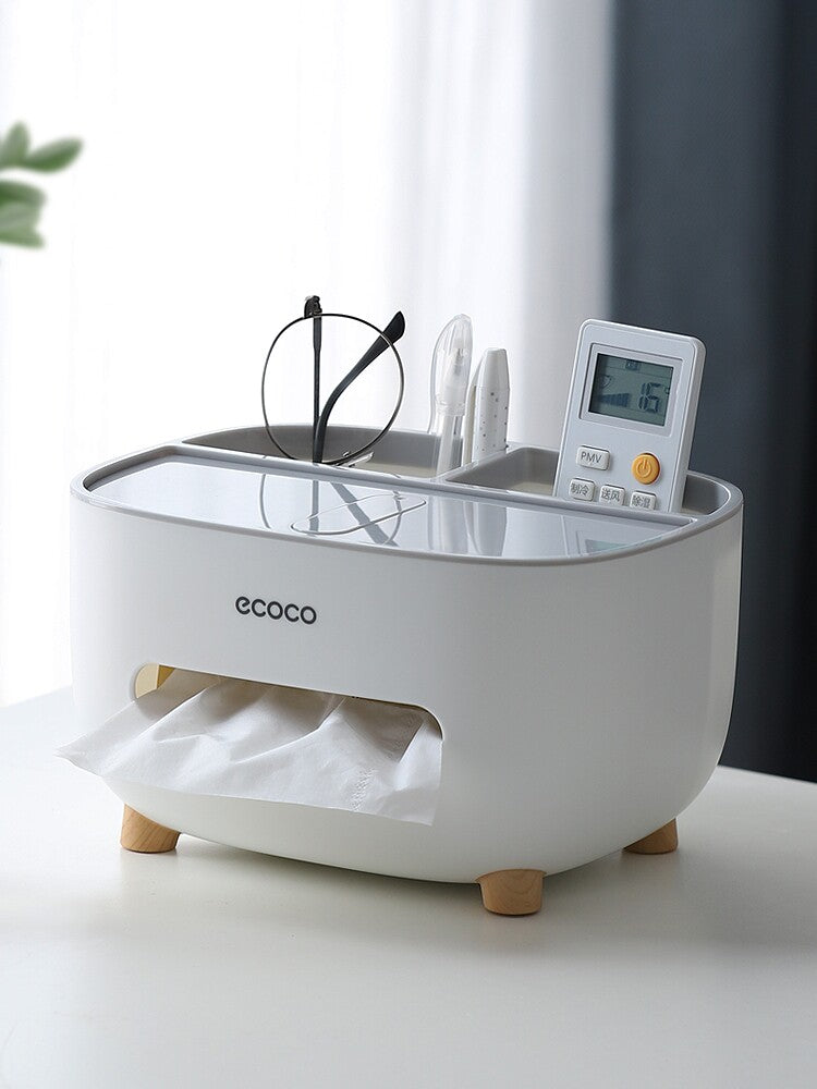 GT003 Creative Minimalist Tissue Box Holder, Multi-functional Storage for Home Decor